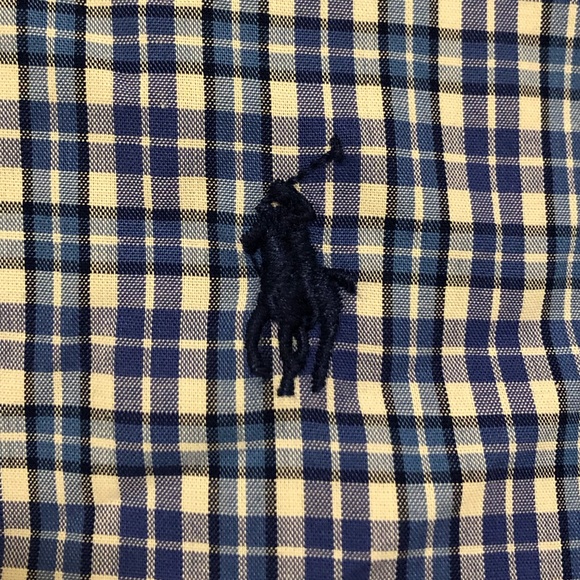 Polo Ralph Lauren Men’s Checked Button-up Shirt Small Size - Slim Fit - Picture 2 of 3